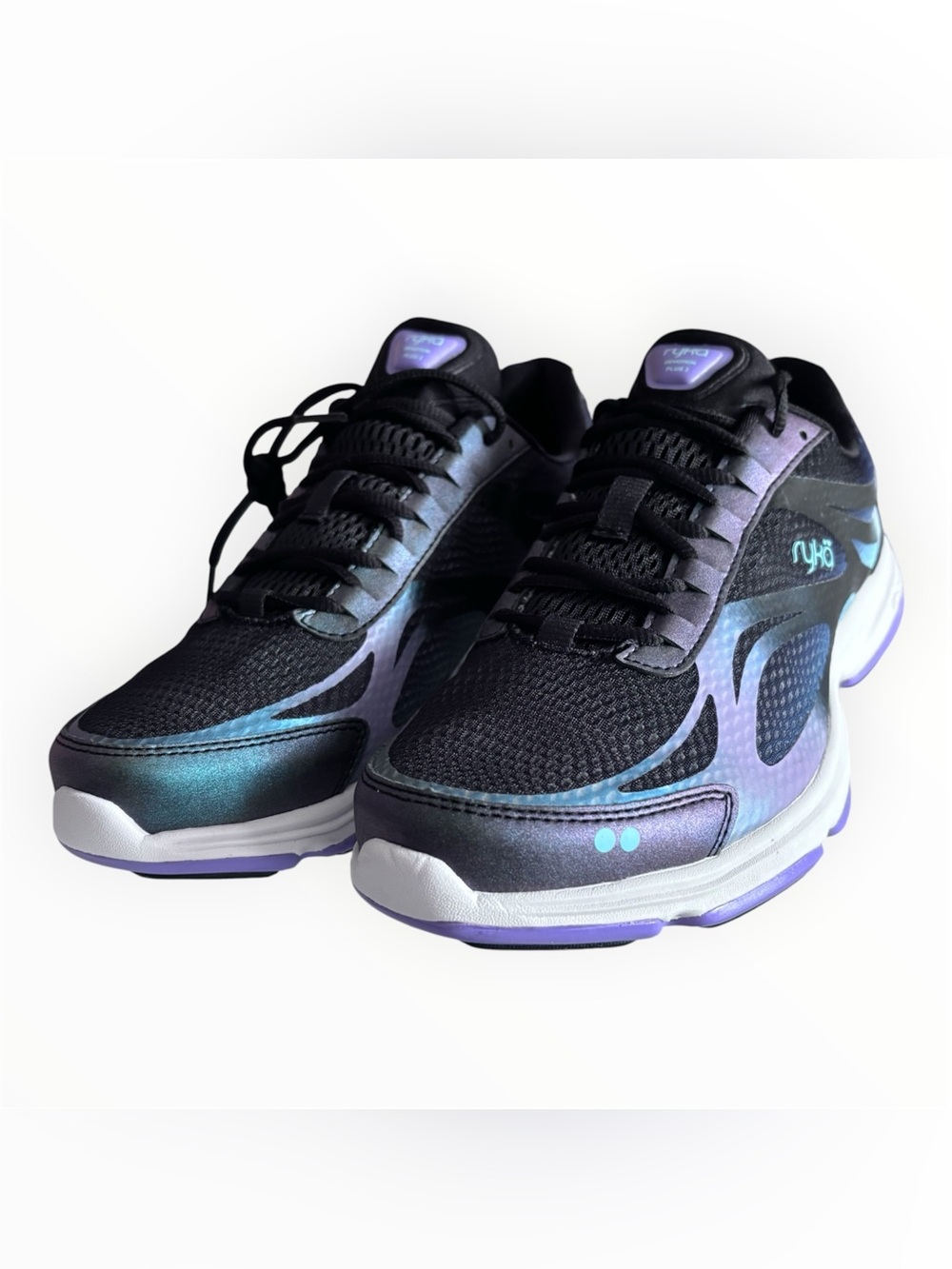 NWB Ryka Devotion Plus 2 Iridescent Teal & Purple Women's Sneakers | Size 10